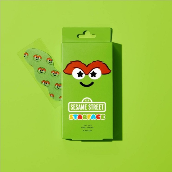 NEW Starface X Sesame Street Oscar the Grouch Lift Off Pore Strips - 8 Count - Picture 2 of 2